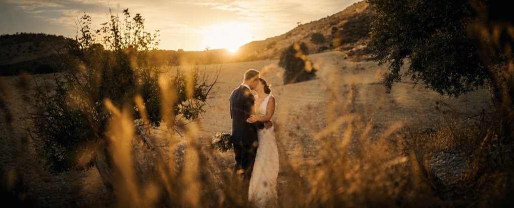 Bride and groom portrait at Cyprus wedding — Ross and Sarah wedding film